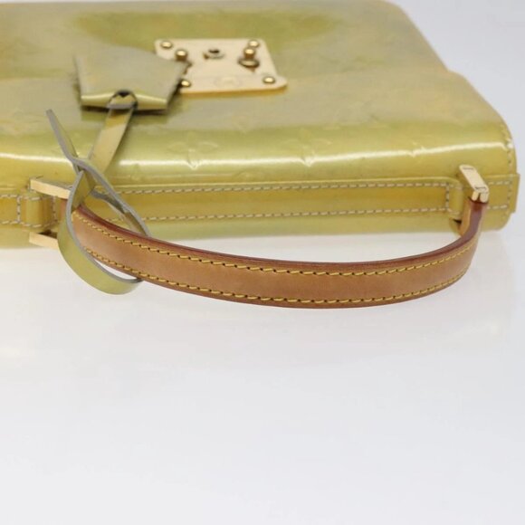 LOUIS VUITTON Monogram Vernis Spring Street Hand Bag Gris M91029 LV Auth - Picture 11 of 16